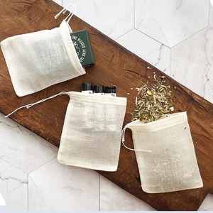 Bolsas de Algodón con Cordón, Reutilizables, Ecológicas, Solución Simple de Almacenamiento para Viajes, Cierre con Cordón, Unisex, para Uso Diario, Sostenibles - Product Image 2