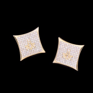 KRISHNAVII Natural <b>Stone</b> Heart Cut Stud Earrings Freshwater Pearl 14k/18K Yellow Gold Plated IGI Certified Luxury Jewelry - Product Image 2
