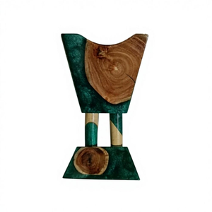 Brûleur de Bakhoor en bois de santal et résine, artisanal, durable et de haute qualité, encens indien pour Oud Bakhoor, parfum d'ambiance pour la maison - Product Image 1