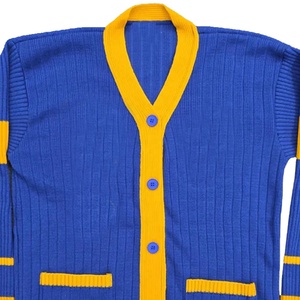 Cárdigan de Punto Acrílico Sigma Gamma Rho de Alta Calidad OEM, Cuello en V, Personalizable, Estilo Vintage, para Hombre, Invierno - Product Image 2