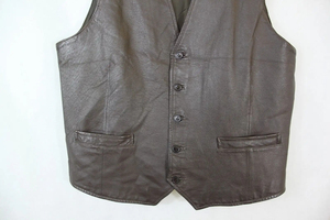 Chaleco de Cuero de Diseño Clásico y Elegante de Alta Calidad al por Mayor para Hombre, Chaleco de Cuero Genuino de la Mejor Calidad - Product Image 5