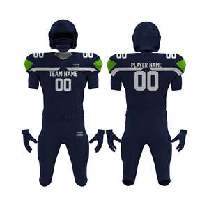 Uniformes Personalizados de Fútbol Americano para Adultos 2026, Ropa de Entrenamiento Premium, Camisetas de Manga Corta para Hombre, 100% Poliéster - Product Image 1