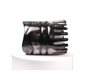 Outil de massage Gua Sha en corne, peigne à dents larges pour le cuir chevelu, brosse à shampoing, masseur de spa pour la tête, pour usage domestique - Product Image 2
