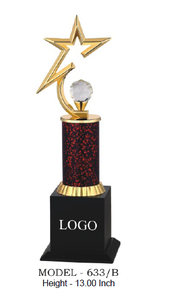 ถ้วยรางวัลโลหะทรงเพชรทันสมัยสำหรับงานมอบรางวัลองค์กร - Product Image 6
