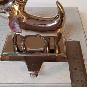 Metal Christmas <b>Stocking</b> <b>Holder</b> Heavy Duty Fireplace Mantel Hook Festive Holiday Decor - Product Image 2