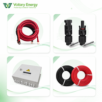 Sistem Tenaga Surya Hibrida Voltary Energy 3Kw 5Kw Paket Lengkap Dengan Baterai Lithium Lifepo4 Panel Fotovoltaik Pv Sistem Rumah Tangga