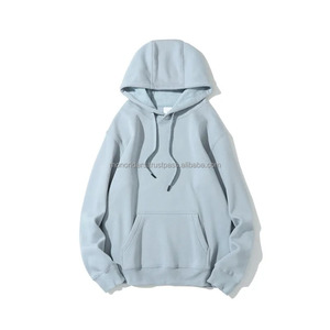 Sweat à capuche unisexe en polyester/coton, style streetwear vintage, coupe classique, en molleton, motif uni, avec poche, pour homme - Product Image 3