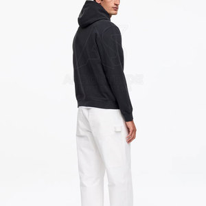 Sudaderas Ligeras de Invierno 100% Algodón con Forro Polar Suave, Capucha Ajustable y Mangas Acanaladas para Hombre - Product Image 5