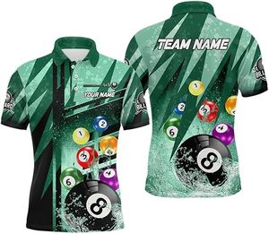 Camisetas de Billar Personalizadas de Alta Calidad para Hombre, Jersey de Equipo de Billar, Impresión por Sublimación, Secado Rápido, Tallas Grandes, Ropa Deportiva - Product Image 6