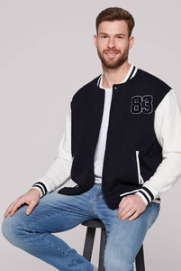 Chaqueta de Béisbol Varsity Unisex de Invierno con Revestimiento, Estilo Universitario, Personalizada con Bordado Frontal y Mangas Largas - Product Image 2