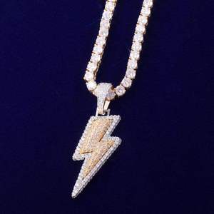 Pendentif personnalisé en diamant moissanite VVS, chaîne cubaine lourde, bijoux hip hop, montre en moissanite pour homme, coffret cadeau. - Product Image 1