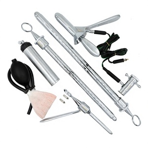 Ensemble de sigmoidoscope manuel rigide en acier inoxydable avec obturateur lumineux pour le diagnostic des hémorroïdes, des polypes et des saignements rectaux - Product Image 6