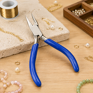 Pince à bec de chaîne en acier inoxydable de qualité supérieure de 5 pouces - Outil de précision à mâchoires lisses pour la fabrication de bijoux, le cintrage et le torsion de fils DIY - Product Image 6