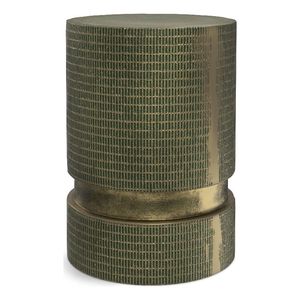 Table d'appoint en métal finition poudre verte attrayante, meuble compact alliant élégance et fonctionnalité - Product Image 6