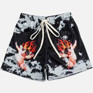 Workout Fitness Wear <b>Men's</b> High Quality Quick Dry Solid Casual Jogging Running Polyester Cotton Summer <b>Shorts</b> - Product Image 1