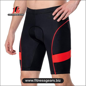 High Performance Eco-Friendly Breathable Spandex/Polyester <b>Cycling</b> <b>Shorts</b> Customizable Options Men-Padded Comfort Quick Dry - Product Image 3