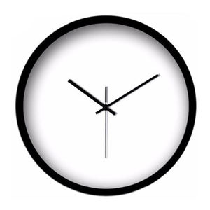 Horloge murale en métal de style design avec finition décorative élégante pour les murs du salon et de la chambre - Product Image 1