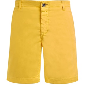 กางเกงขาสั้นผู้ชายฤดูร้อน โพลีเอสเตอร์ ผ้าฝ้าย กางเกงกีฬา แฟชั่น ระบายอากาศ น้ำหนักเบา มีเชือกผูก เอวสม็อค สีพื้น - Product Image 1