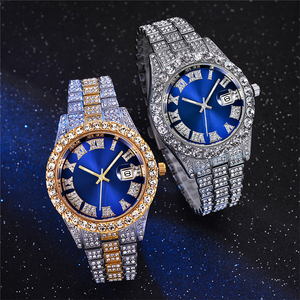 Diamond Men's Watch Quartz Watches HipHop Bling Wristwatch for Men 62481 - Product Image 1