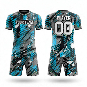 Ensembles de maillots de football par sublimation, très demandés, séchage rapide, kits de football personnalisés pour hommes et jeunes, tenue d'entraînement respirante, ensemble uniforme - Product Image 3