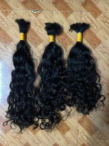 Cabello virgen para trenzas, cabello indio a granel, cabello humano para trenzar - Product Image 5