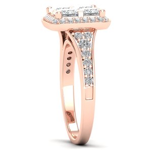 แหวนเพชรหมั้นทองคำขาว 14K ประดับเพชร IGI Certified รุ่นขายดีของ REYES สำหรับผู้หญิง ออกแบบได้ตามสั่ง แหวนแต่งงาน - Product Image 3