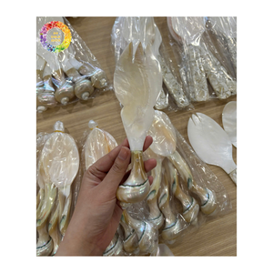 Cuillère à café et à glace en nacre, 7-9 cm, avec logo personnalisé, pour desserts, yaourts et caviar, vente en gros, promotion - Product Image 1