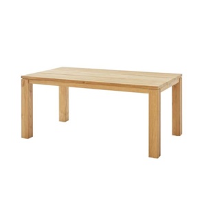 Table à manger rectangulaire en teck massif pour l'extérieur, jardin, terrasse, 6 places, imperméable, écologique, durable, design moderne - Product Image 1