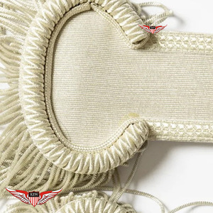 Epaulettes de Teatro Plateadas de la Mejor Calidad con Flecos Estilo Napoleón Francés, Ecológicas - Product Image 3
