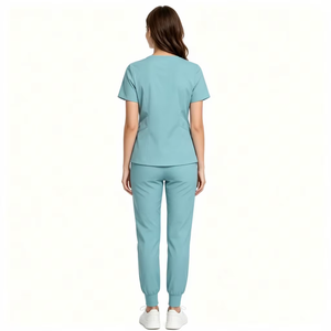Blouse de laboratoire personnalisée en tissu 100 % polyester tissé blanc, à manches longues, pour médecins, vêtements d'hiver pour laboratoire, uniformes d'hôpital - Product Image 3