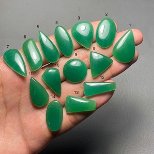 Loose Natural Green Quartz Gemstone Bulk Lot Nephrite <b>Jade</b> Any Shape Size Assorted Stone Cabochon Cut By weight - Product Image 2