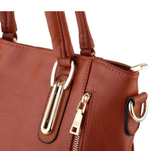 AZORES SPORTS Genuine Leather Luxury Fashion Women's Designer Durable Stylish <b>Shoulder</b> <b>Bag</b> Zipper Customizable Outdoor Travel - Product Image 6