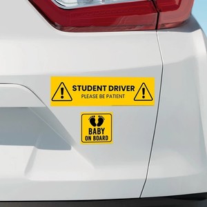 Custom Removable Vinyl <b>Car</b> Bumper Stickers | High Quality Eco-Friendly UV Laminated Weatherproof Self-Adhesive Outdoor <b>Decals</b> - Product Image 3