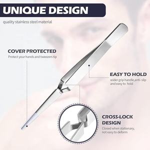 Pince à épiler chirurgicale à verrouillage inversé pour l'artisanat par Al Mida - Product Image 4