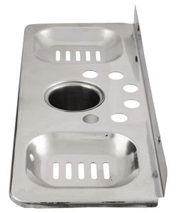 Stainless Steel Toothbrush and Soap Holder <b>Wall</b> Mounted Bathroom Organizer Toothbrush Stand Soap Dish Bathroom Accessories - Product Image 6