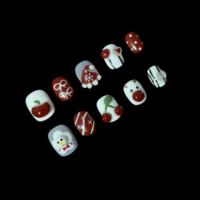 Ongles press-on faits main de haute qualité, gel multicouche, qualité professionnelle, longue durée, marque privée, prix d'usine
