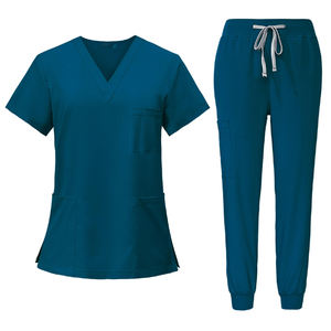 Conjuntos de Uniformes Médicos Personalizados al por Mayor con Logotipo, Conjuntos de Uniformes de Enfermera Elásticos, Blusas de Enfermería, Uniformes de Hospital para Mujeres - Product Image 5