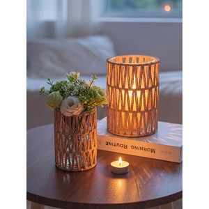 Portavelas de Madera Hecho a Mano con Diseño Náutico de 3 Compartimentos, Venta al Por Mayor - Product Image 4