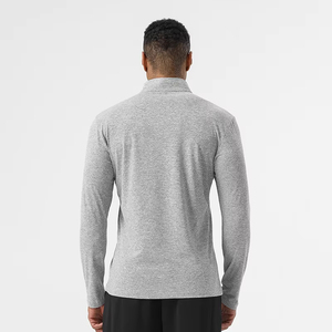 Camiseta Deportiva Premium para Hombre con Cierre de Cremallera de un Cuarto |   Suéter Ligero de Alto Rendimiento con Mangas Largas |   Ropa Deportiva Personalizada para Equipos 100% - Product Image 4
