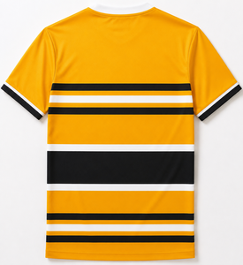 Camiseta Deportiva Personalizada con Estampado Frontal, de Poliéster, Cuello en V, Corte Regular, Manga Corta, para Maratón, Unisex - Product Image 2