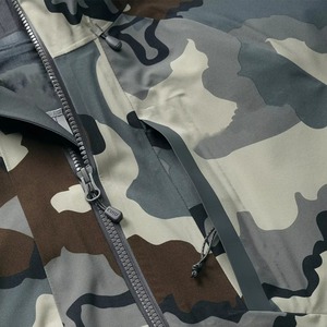 Mens <b>Camo</b> Print Softshell <b>Jacket</b> Breathable Waterproof Hooded Zipper Custom Logo High Street Style Factory Price High Quality - Product Image 5