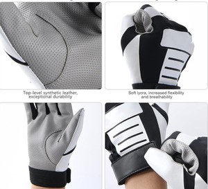 Factory Price RTS Professional Baseball/Softball Batting <b>Gloves</b> Lightweight Durable Spandex/Polyester Custom Logo - Product Image 2