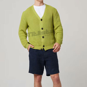 Premium Quality <b>Men</b> <b>Cardigans</b> With Ribbed Collar And Comfortable Fit For Daily Layering <b>Men</b> <b>Cardigans</b> - Product Image 4