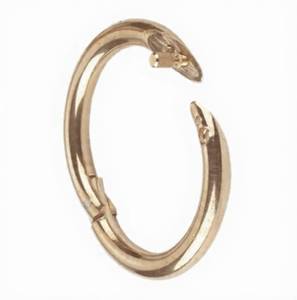 Anneau de vis à tête de taureau en cuivre réglable et réutilisable, robuste, pour usage vétérinaire dans la manipulation du bétail à la ferme - Product Image 1