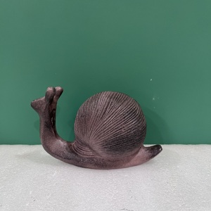 Figura decorativa de caracol de metal, estatua de animal vintage, decoración de mesa para el hogar y el jardín - Product Image 6