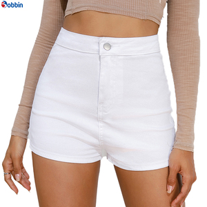 Shorts de Mezclilla de Cintura Media para Mujer, Estilo Hip Hop, Ecológicos, de Secado Rápido, Modernos, Retro, Casuales, Suaves y Transpirables, Marca BOBBIN - Product Image 4