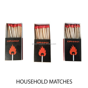 Premium Household Safety <b>Matches</b> <b>Match</b> <b>Box</b> 49x35x12 Size 40 Sticks Home Use Fire Starter Matchsticks for Daily Use Export Pack - Product Image 3