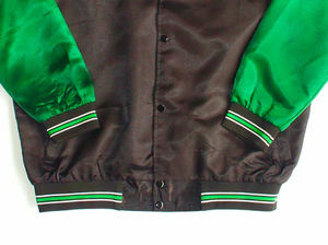 Chaquetas Varsity de Satén OEM 2025 para Hombre, Chaquetas Varsity de Satén Extra Grandes para Hombre, Chaquetas Varsity de Satén al por Mayor - Product Image 3