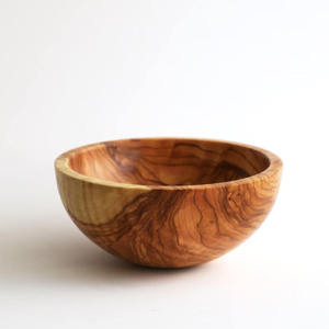 Bol à salade en bois de manguier recouvert de silicone écologique de qualité supérieure, fait à la main, bol décoratif en bois pour la maison et les restaurants - Product Image 3