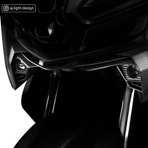 AJLIGHT Kit de Luces Antiniebla para Motocicleta de 27W, Alta Luminosidad, Doble Color Blanco y Amarillo, Iluminación LED Auxiliar, Actualización MMBCU, Garantía de 12 Meses - Product Image 1